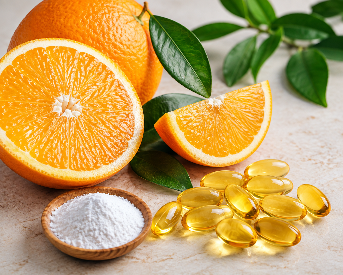Vitamin C and vitamin E antioxidant nutrients
