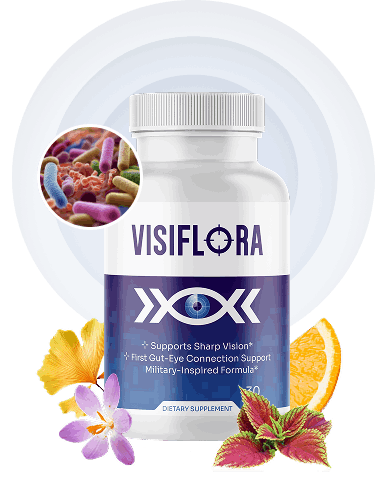 Visiflora gut health and eye support supplement